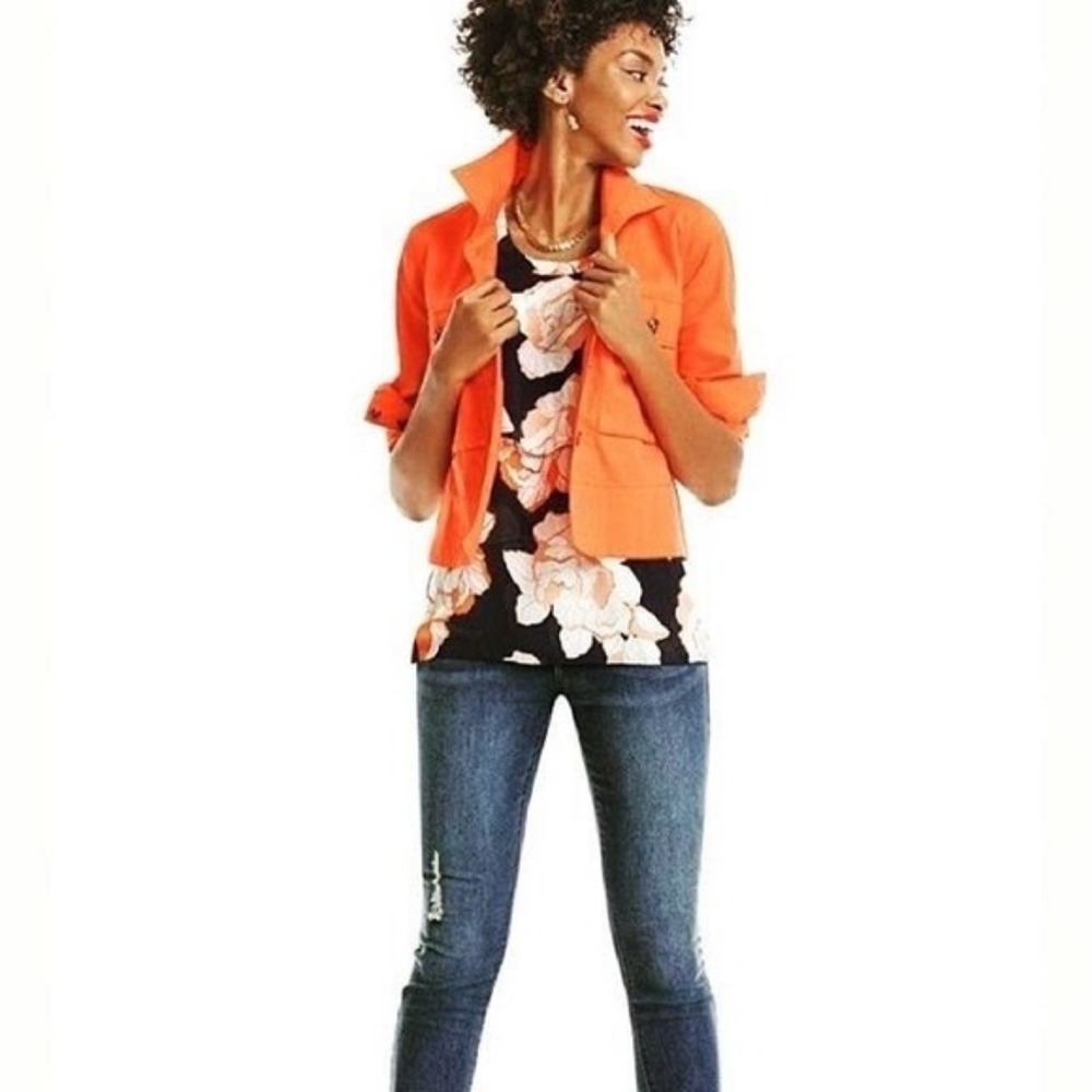 CAbi #5098 Resort Tiger Lily Jacket Size XS - Picture 2 of 5